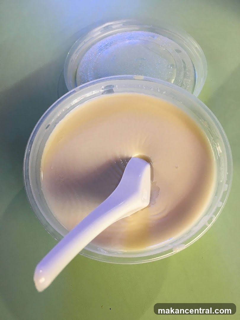 Dessert in a plastic container