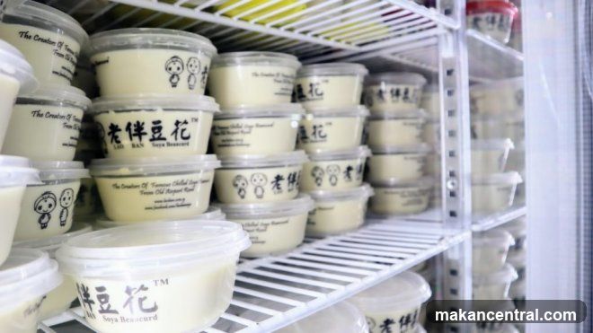 Soya Beancurd in Containers