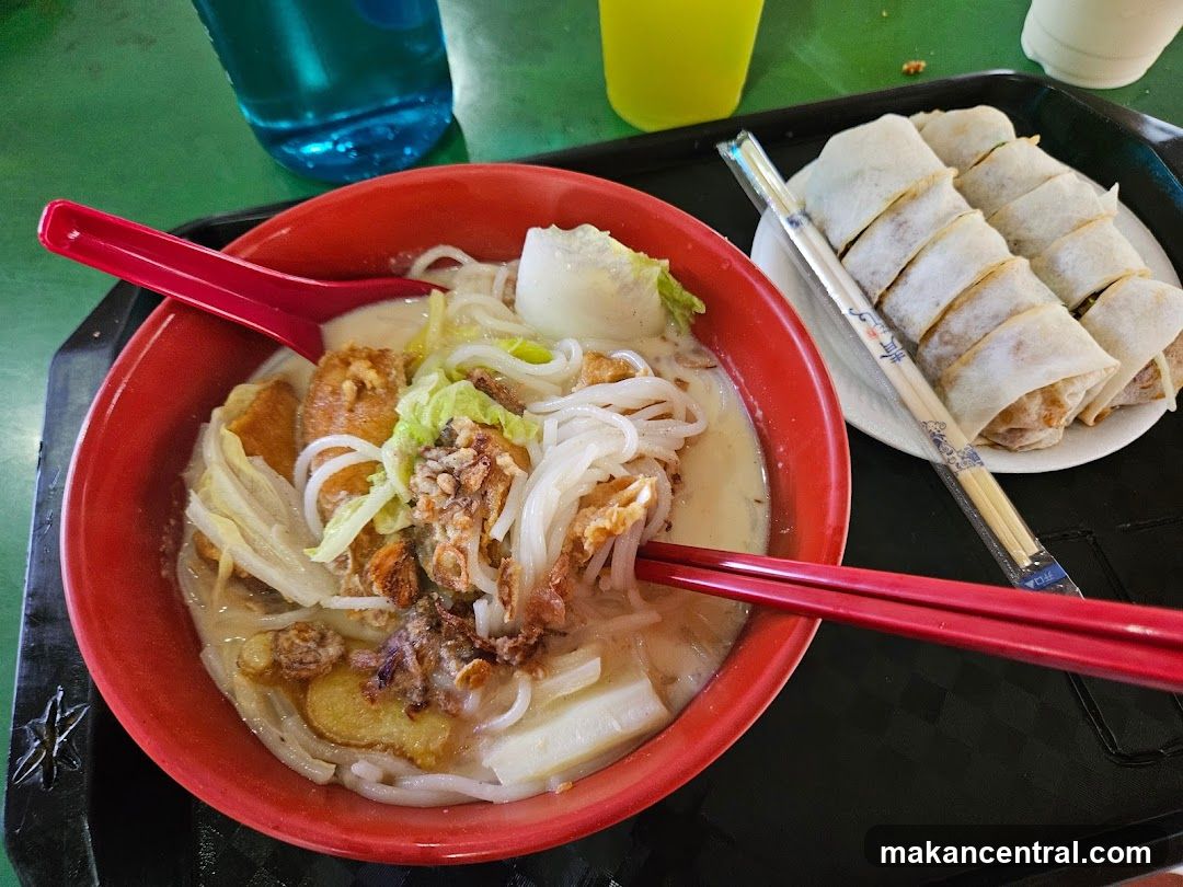 Noodles and Spring Rolls