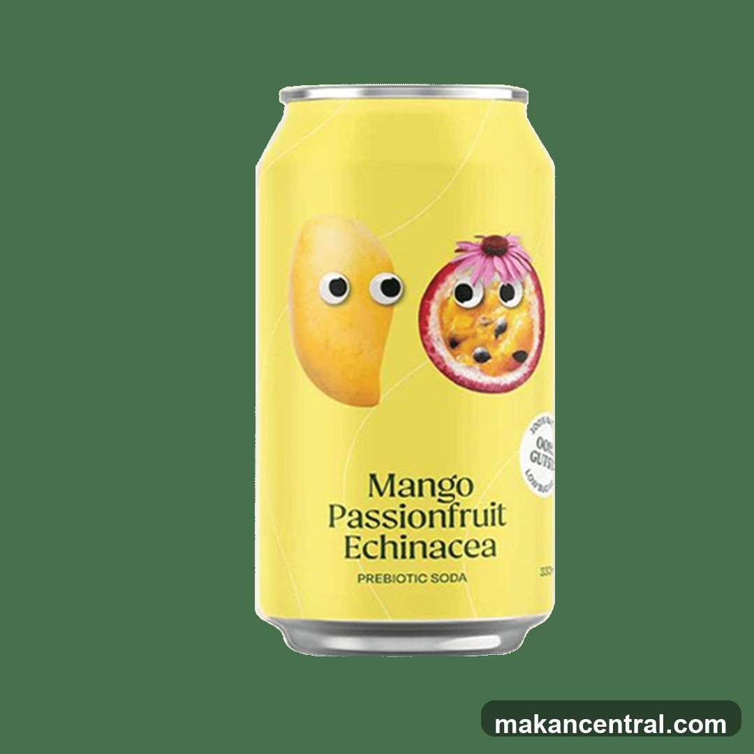 Mango Passionfruit Echinacea Prebiotic Soda Can