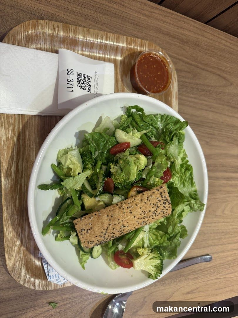 Salad with Dressing