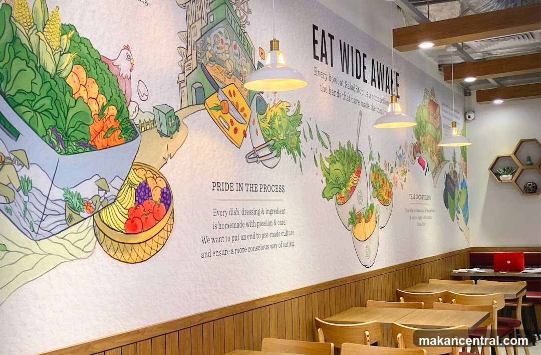 SaladStop Interior Mural