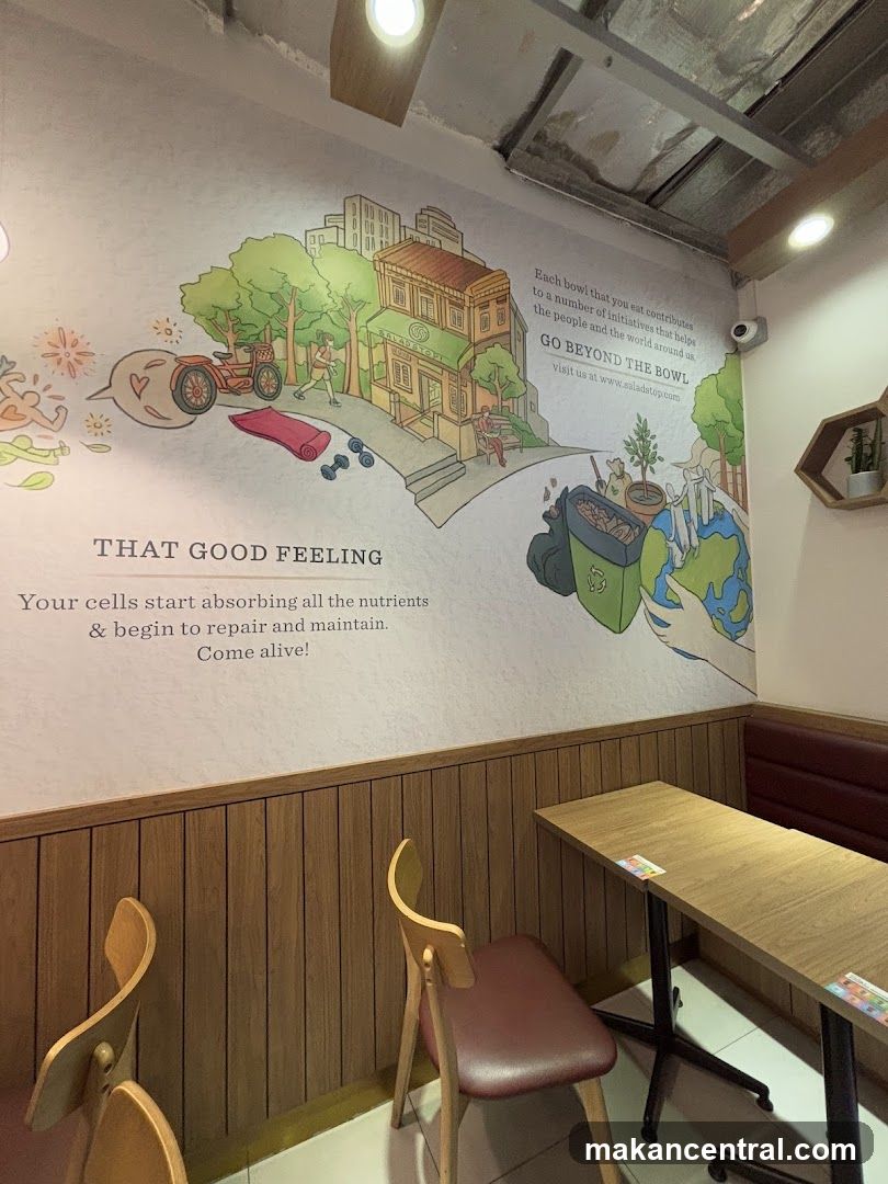 Wall Mural with Text