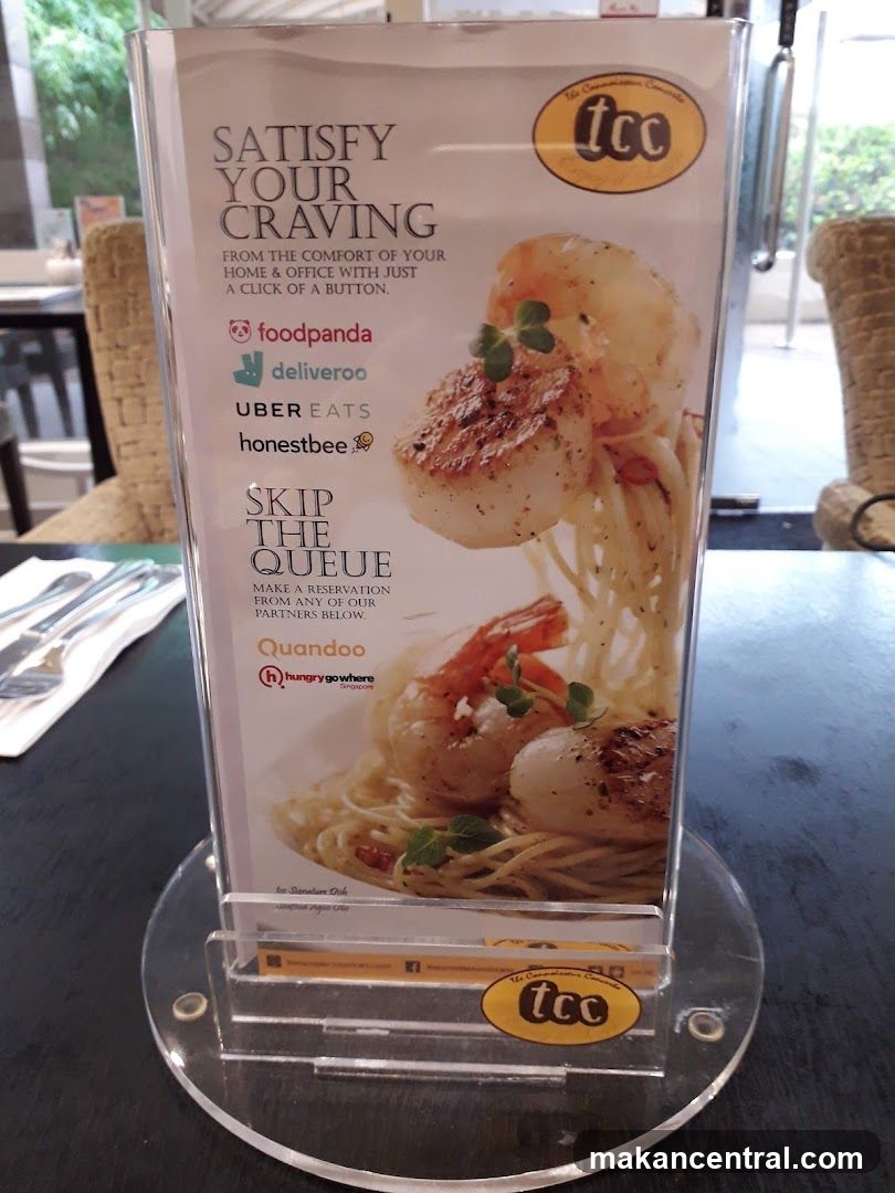 Delivery Partners Menu Stand