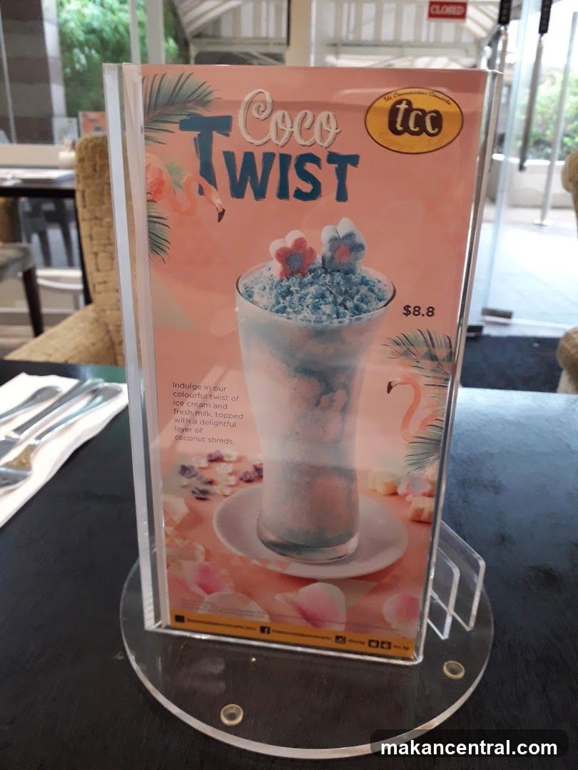 Coco Twist Menu