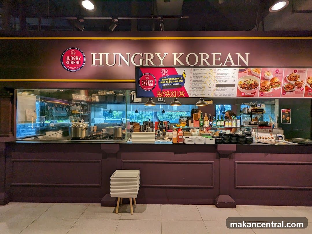 Hungry Korean Restaurant Counter