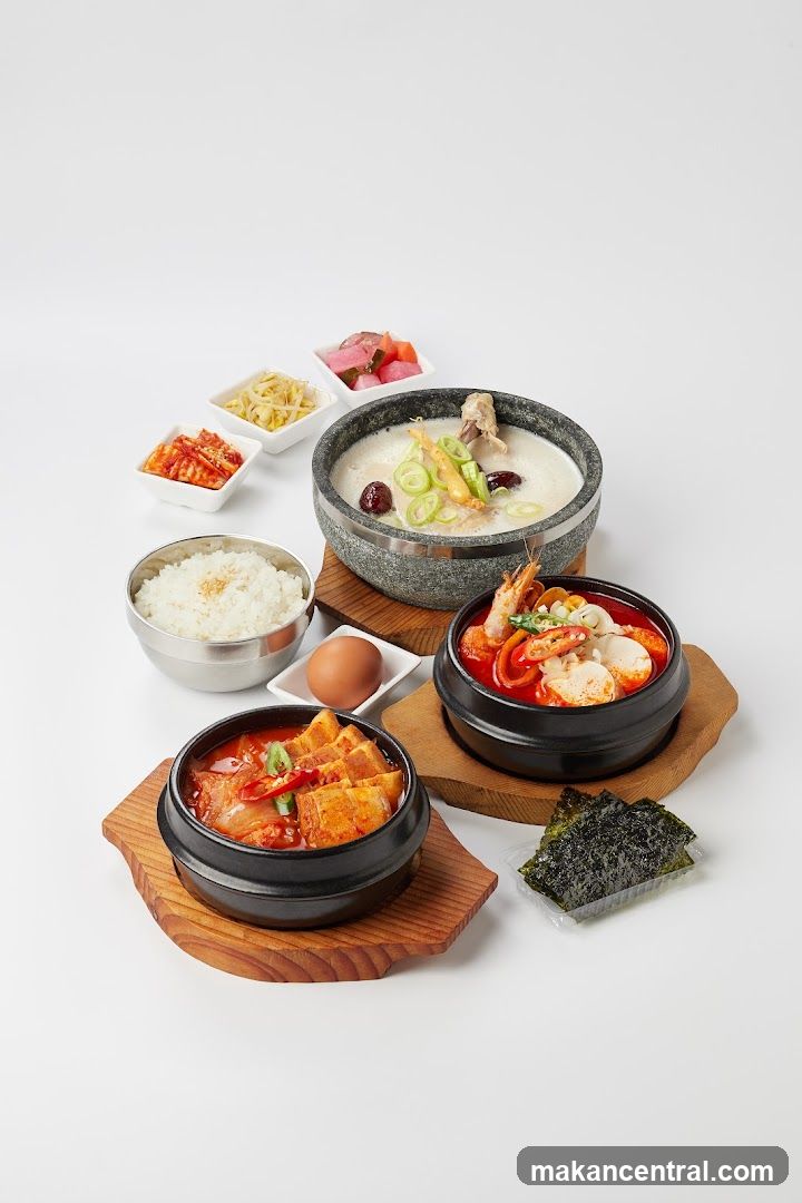 Korean Food Spread