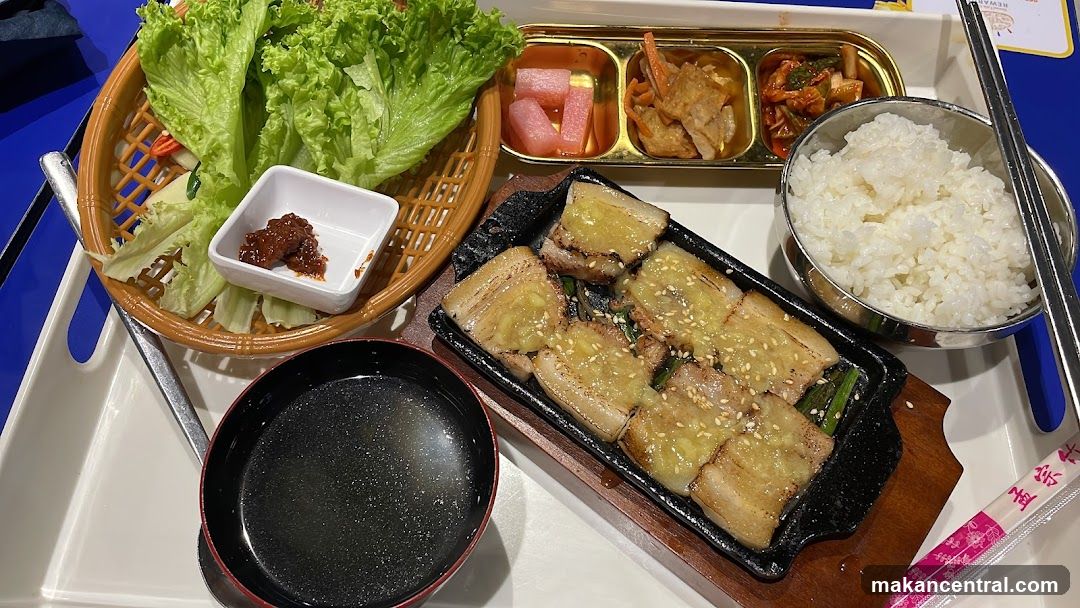 Korean BBQ Pork Belly Meal