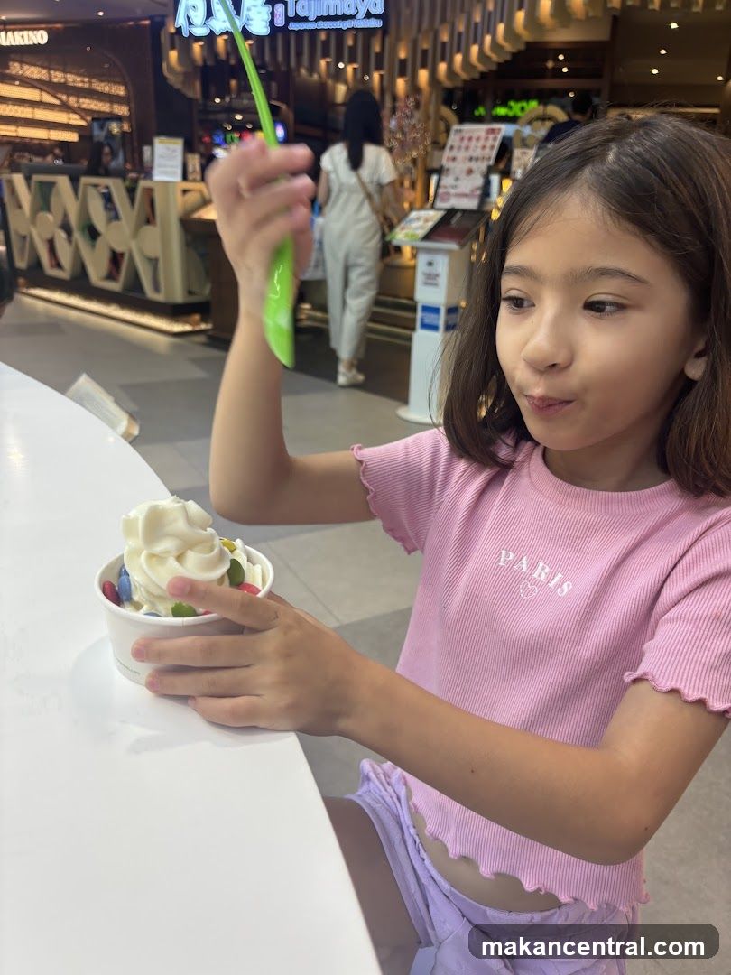 Girl with Frozen Yogurt
