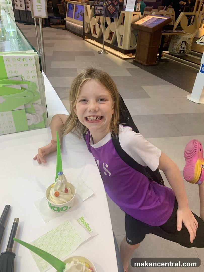 Girl with Frozen Yogurt