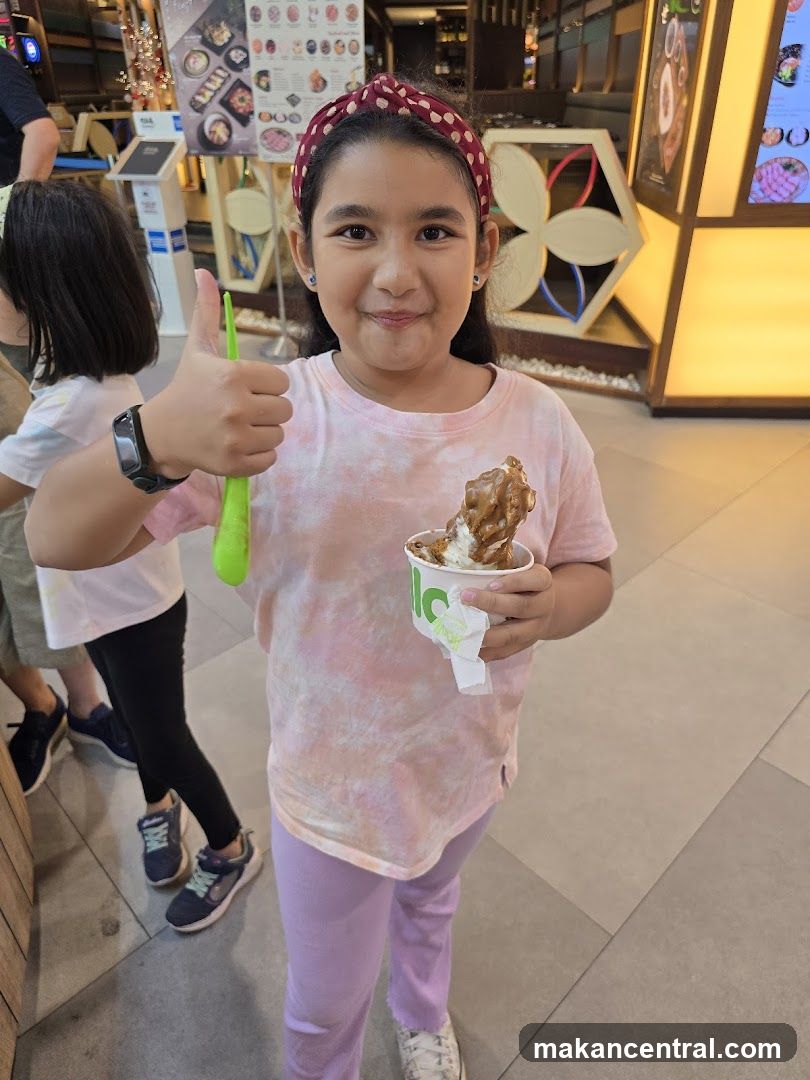 Girl Enjoying a Treat