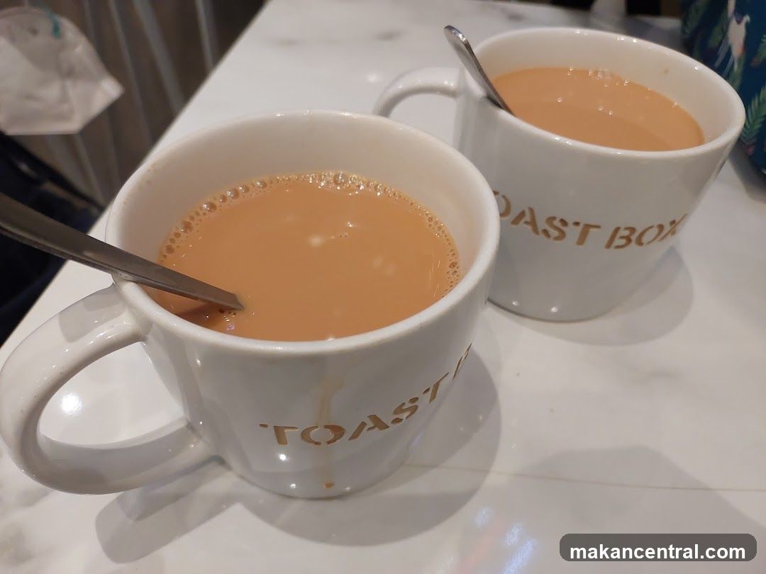 Two mugs of tea