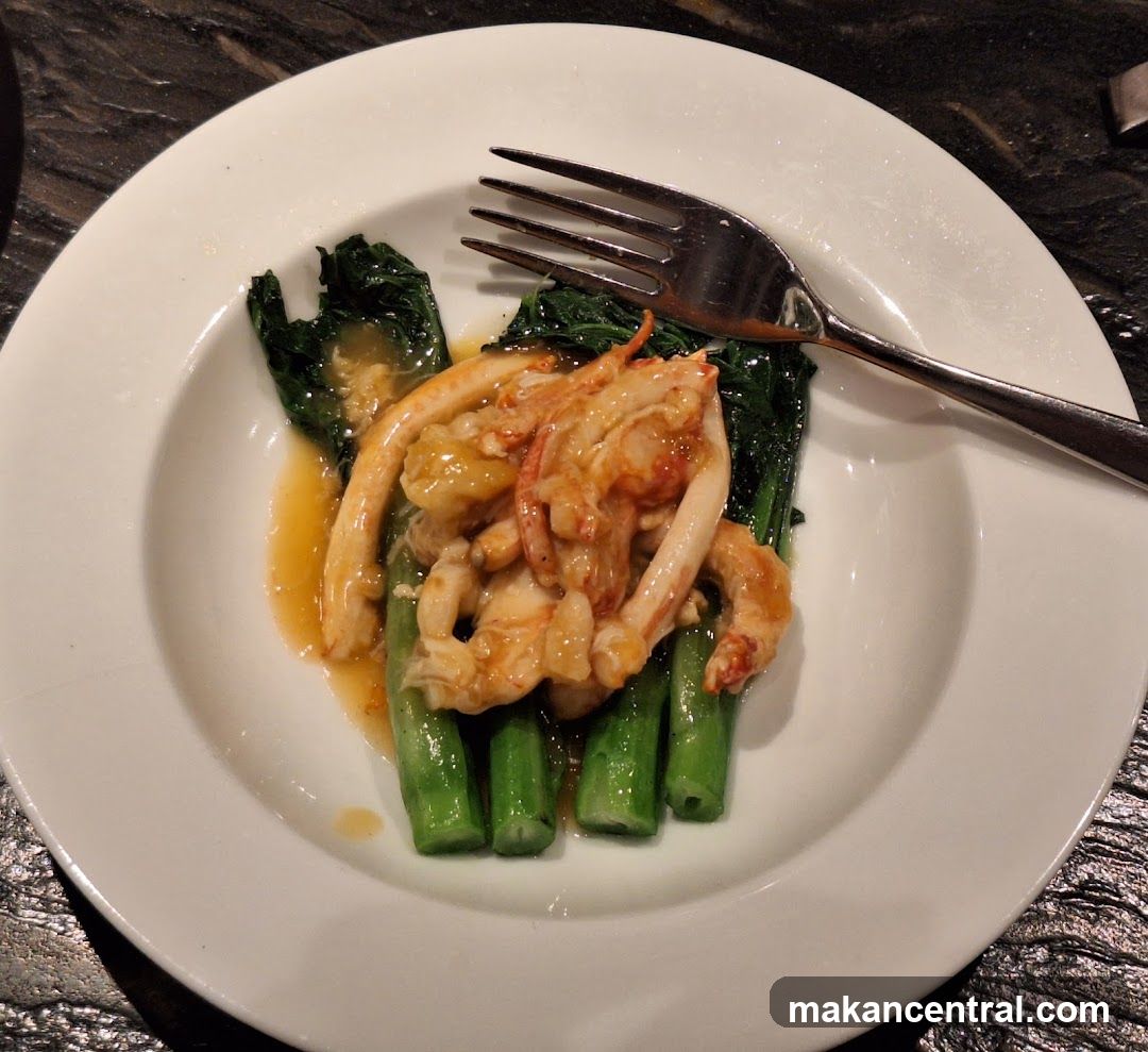 Seafood and Greens
