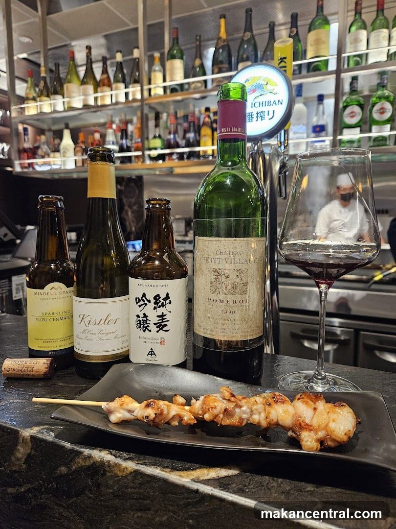 Food and Drinks at a Bar