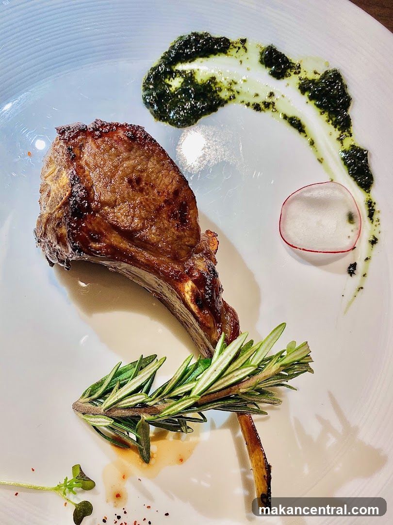 Lamb Chops with Garnish