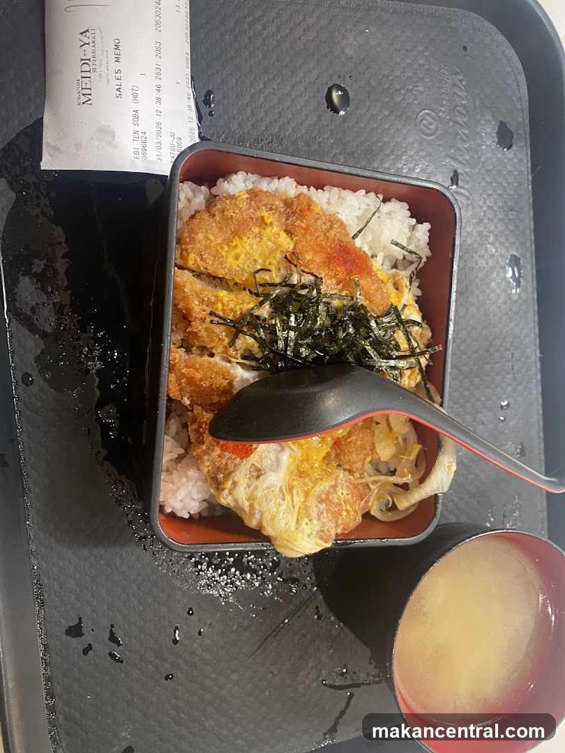 Katsu Don with Miso Soup