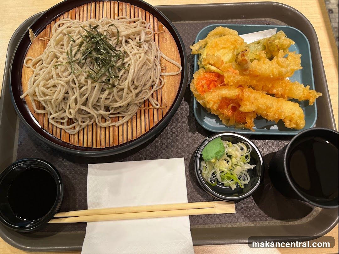 Soba Noodles with Tempura