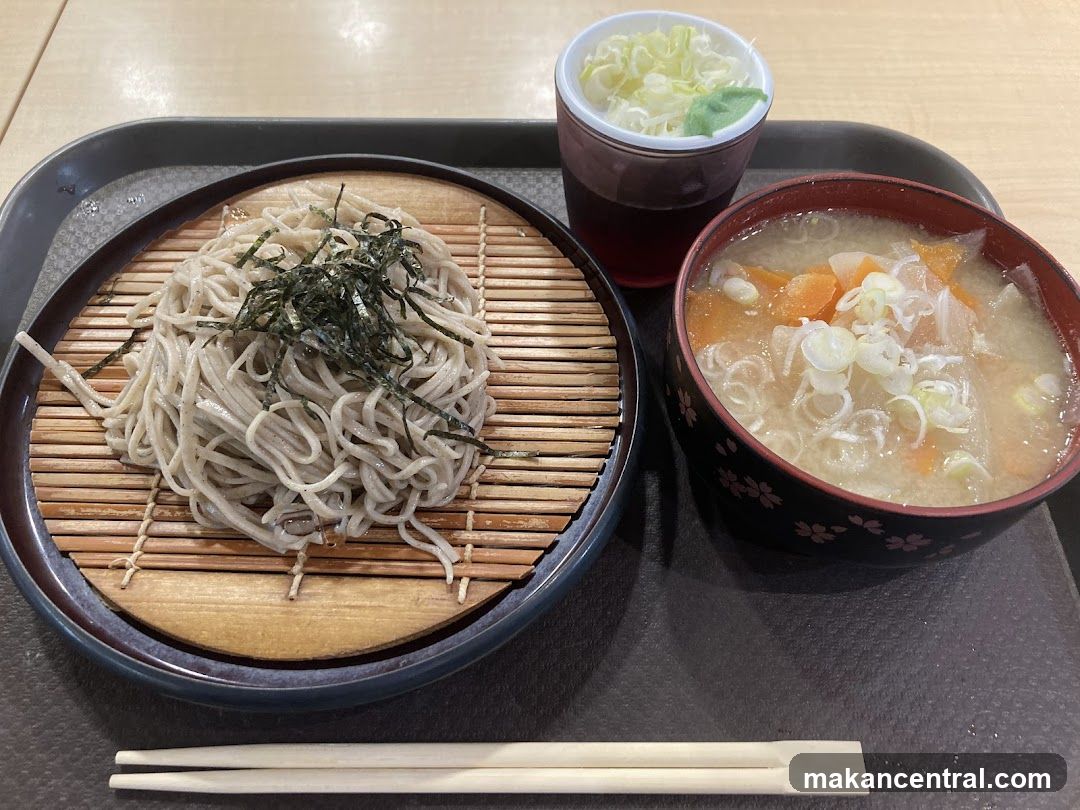 Soba Noodles with Miso Soup