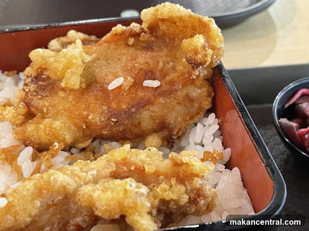 Fried Chicken and Rice Bento