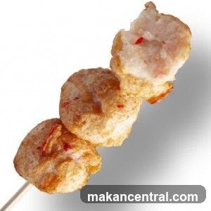 Fish balls on a stick