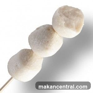 Meatballs on a skewer
