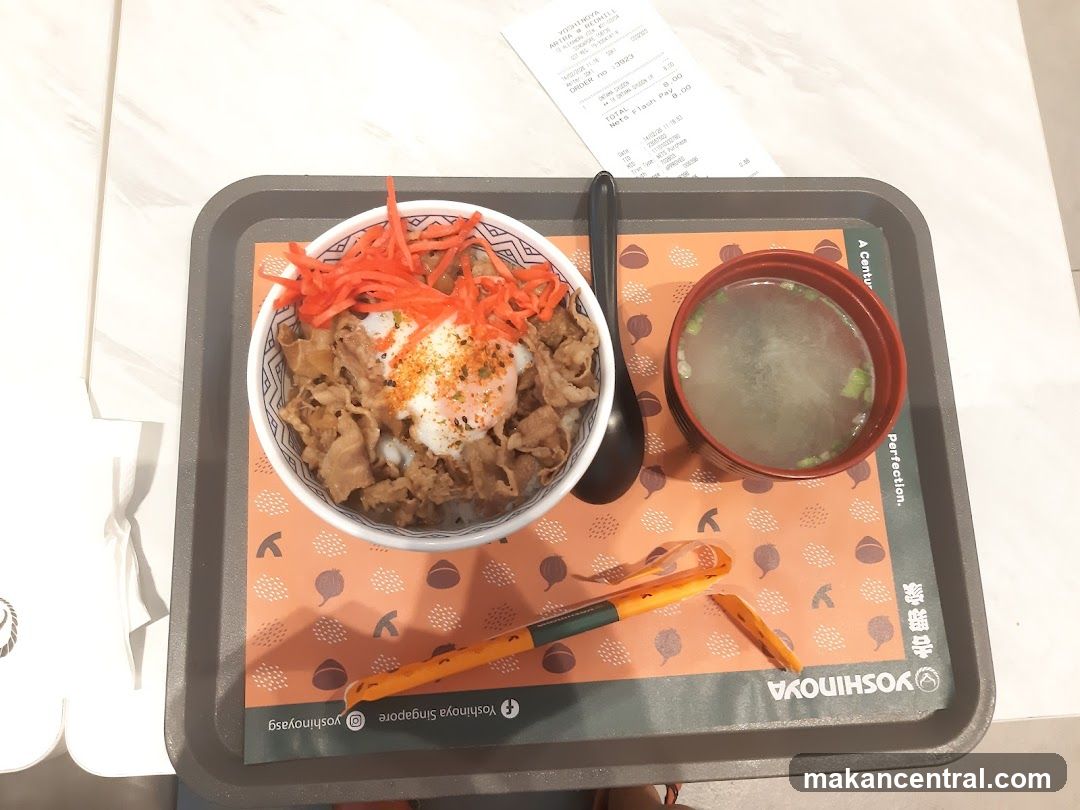 Beef Bowl and Soup