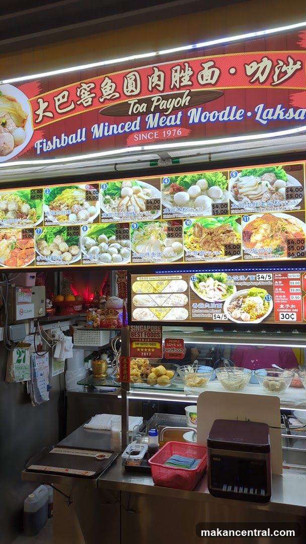 Toa Payoh Fishball Minced Meat Noodle Laksa