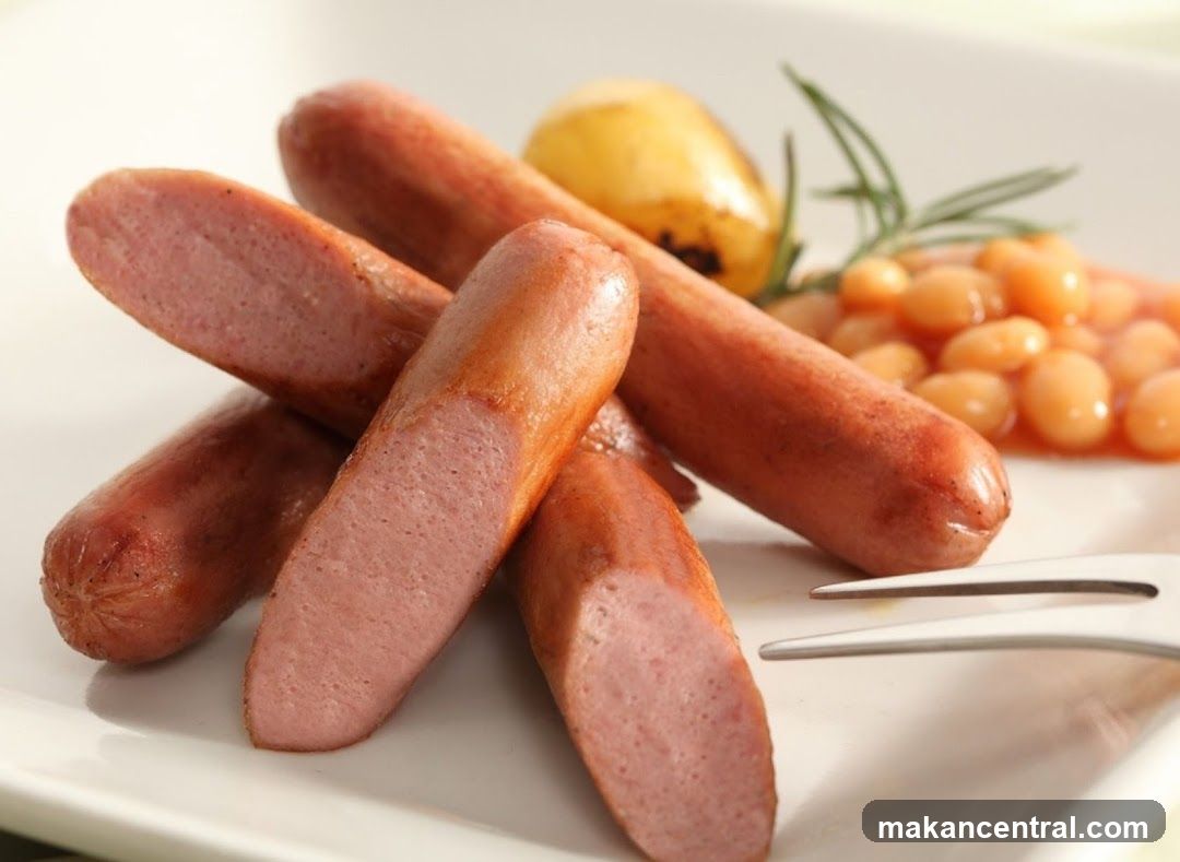 Sausages with Baked Beans