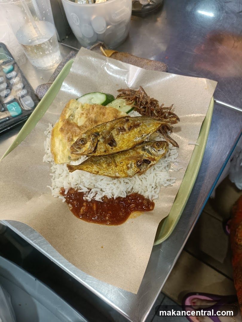 Nasi Lemak with Fried Fish