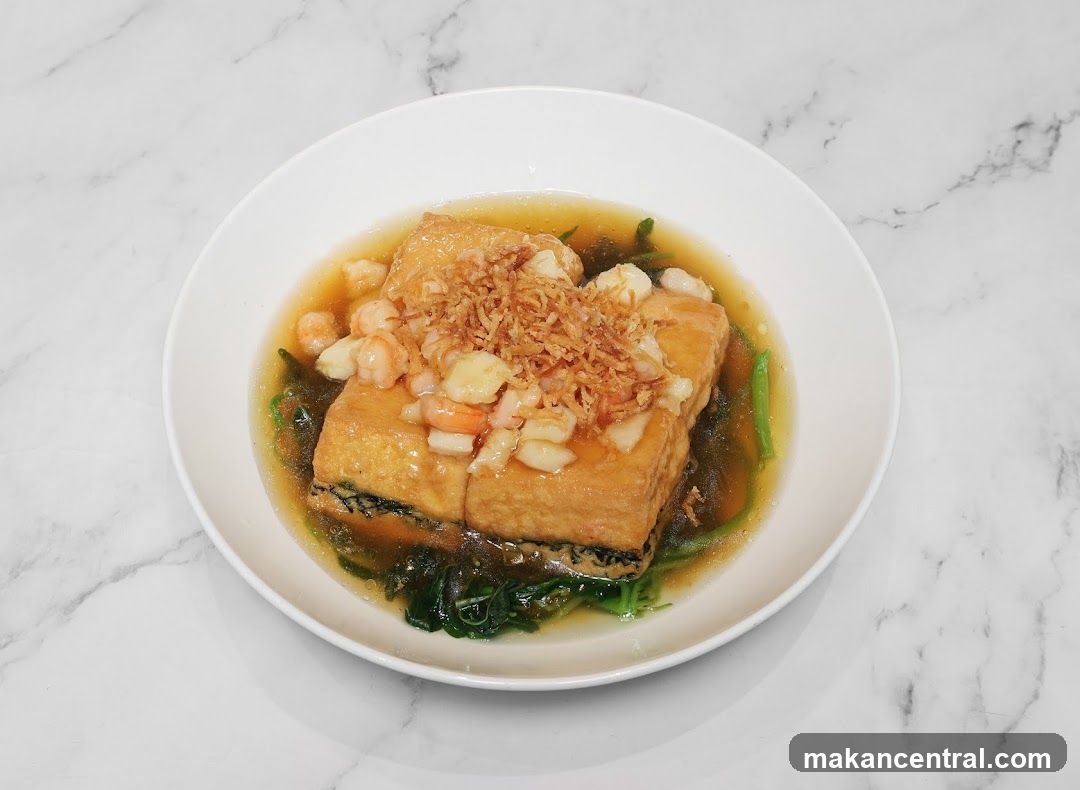 Tofu with Shrimp and Vegetables