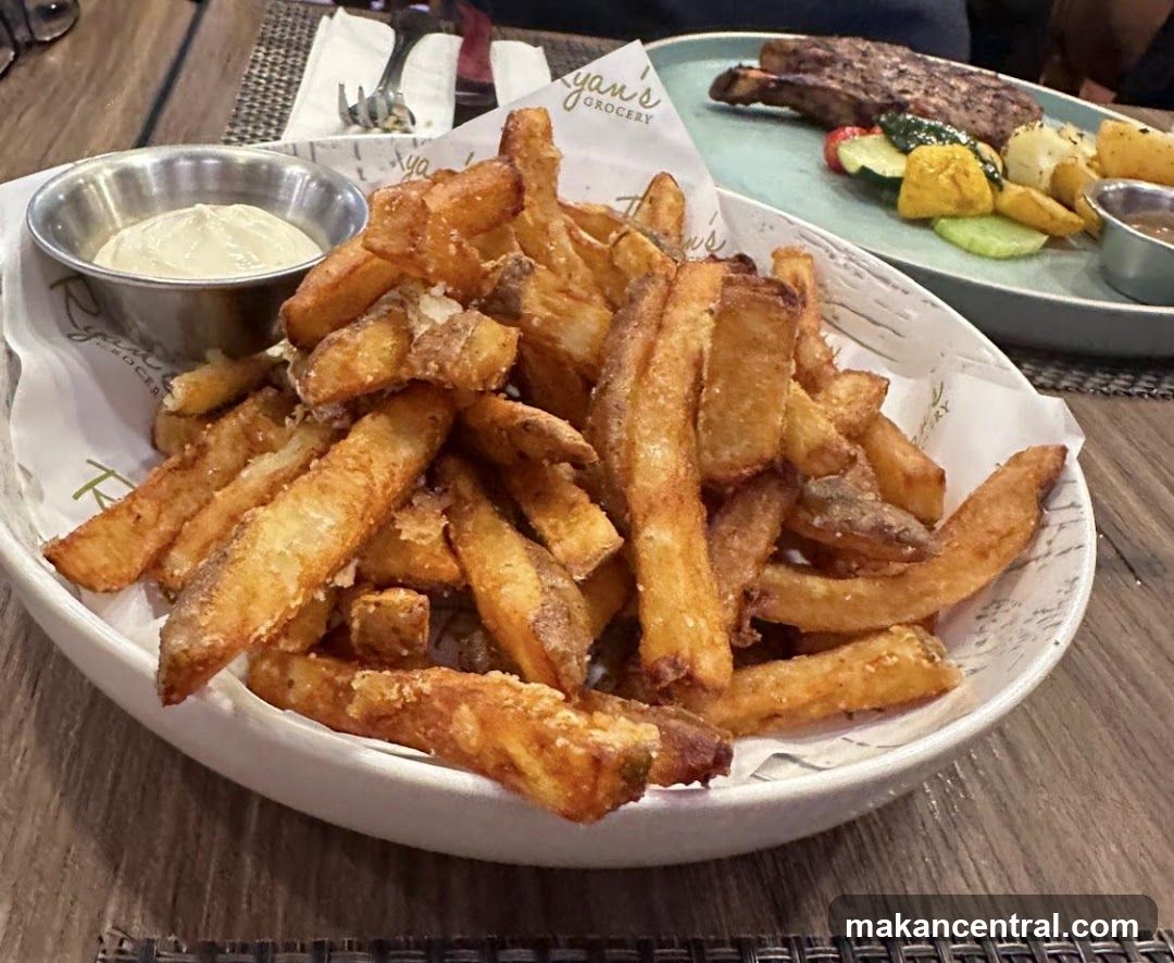 French Fries and Steak Dinner
