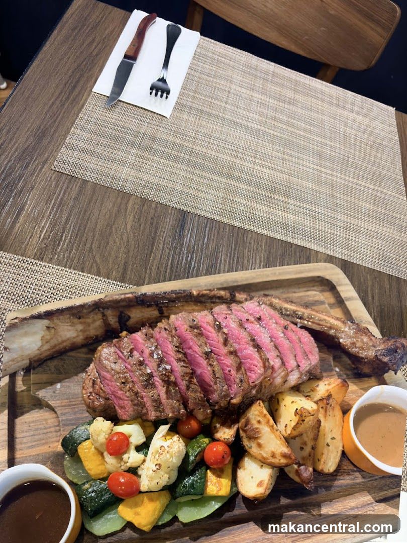 Tomahawk Steak Dinner