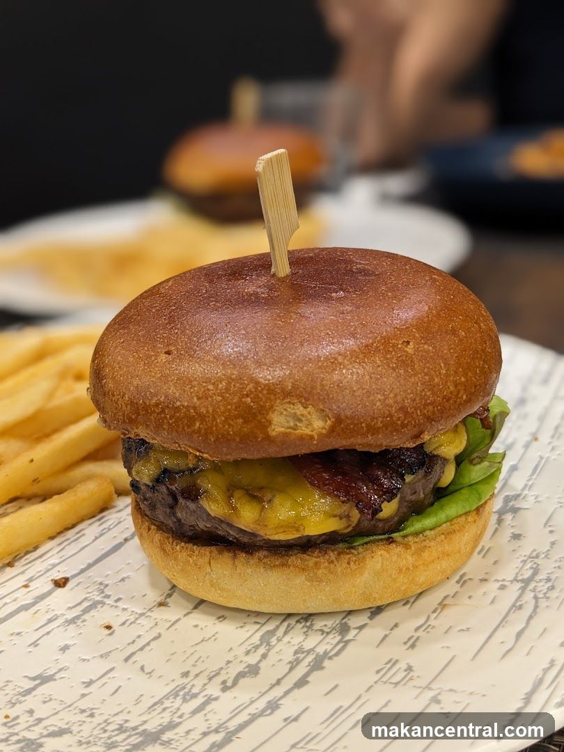 Cheeseburger with Bacon and Fries