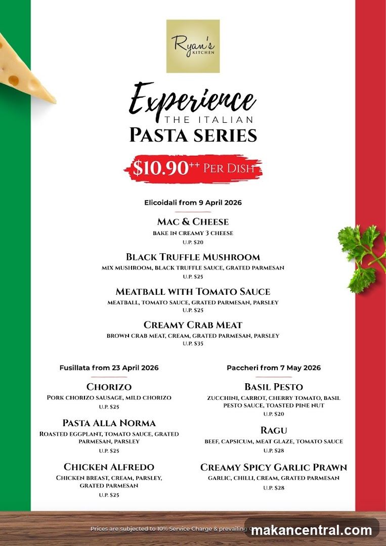 Ryan's Kitchen Italian Pasta Series