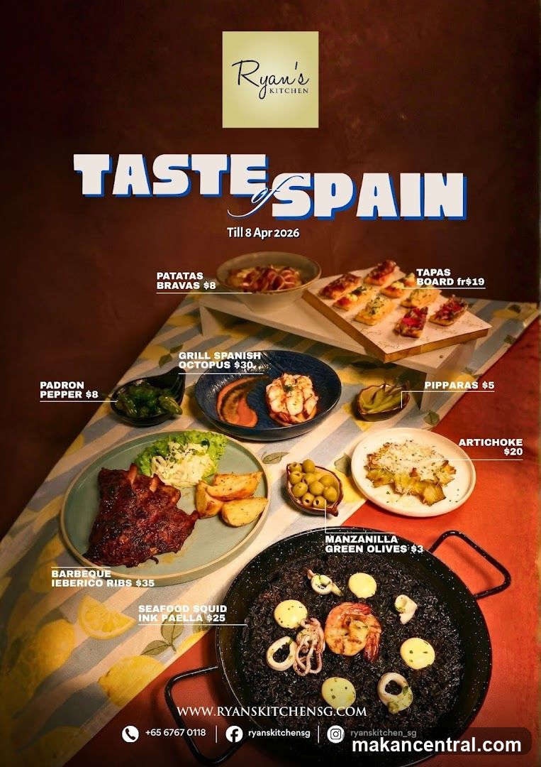 Taste of Spain Menu