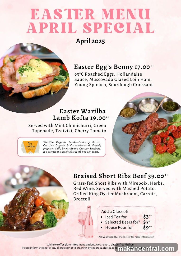 Easter Menu April Special
