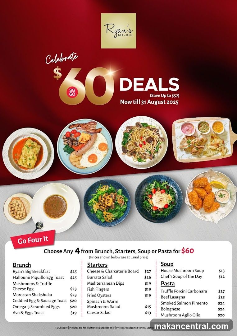 Ryan's Kitchen $60 Deals