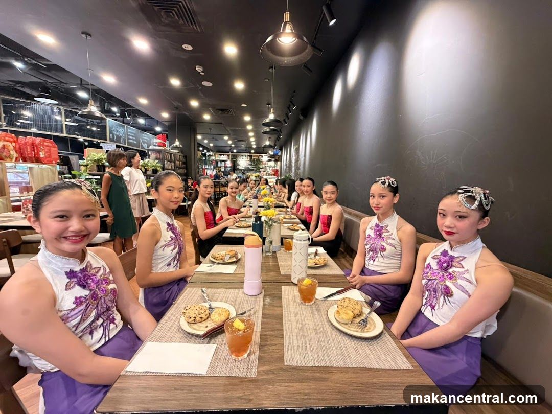 Children at a restaurant