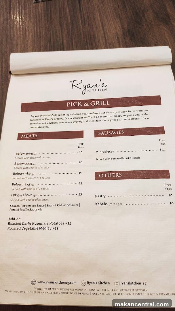 Ryan's Kitchen Pick & Grill