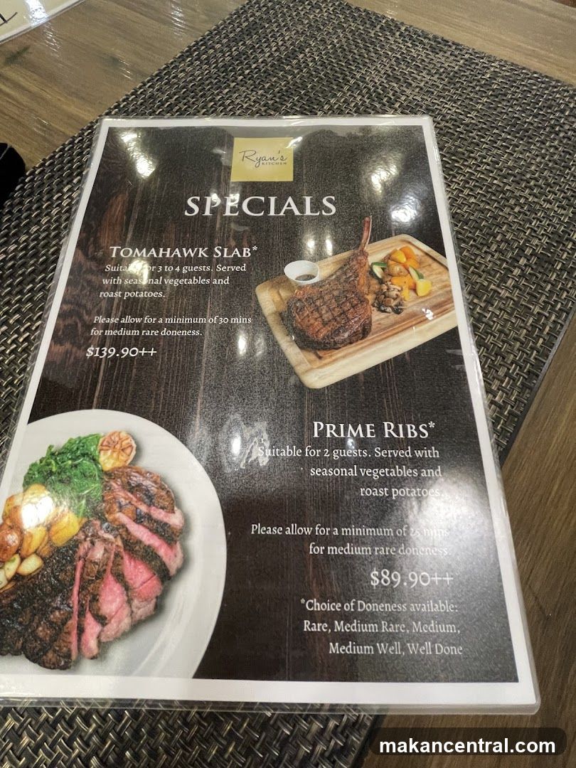 Ryan's Kitchen Specials