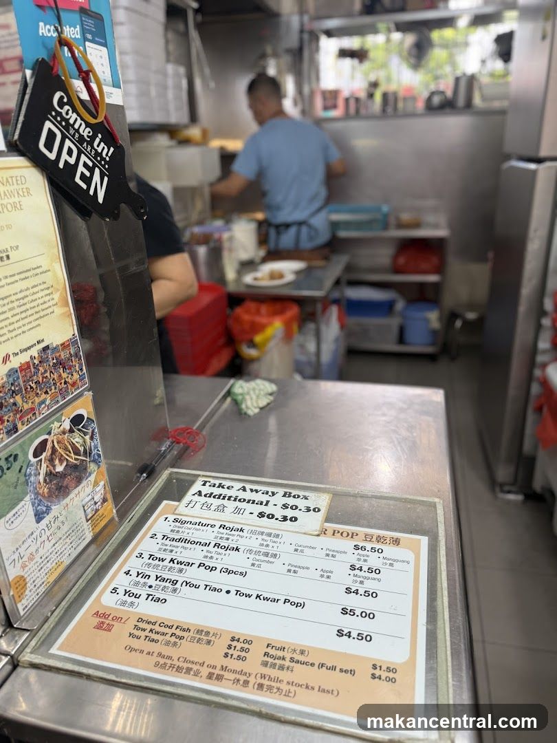 Hawker Stall Menu
