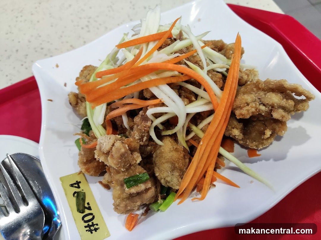 Fried Chicken with Shredded Vegetables
