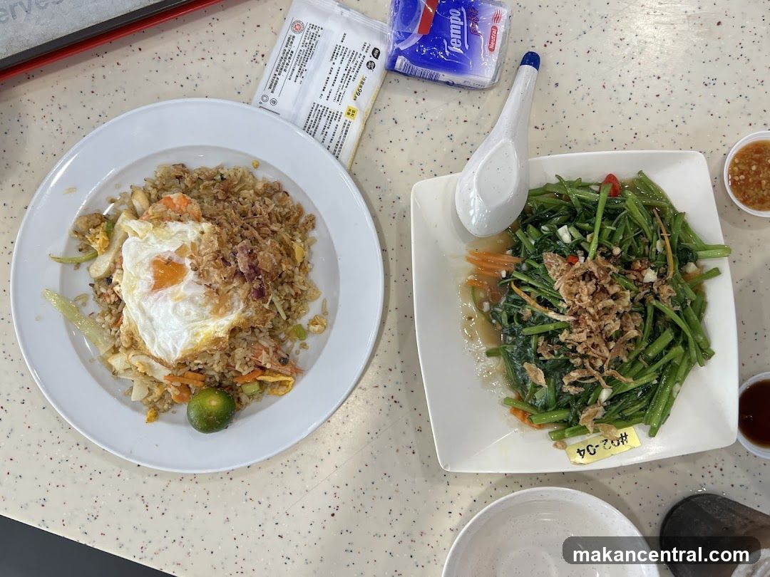 Fried Rice and Stir-fried Vegetables