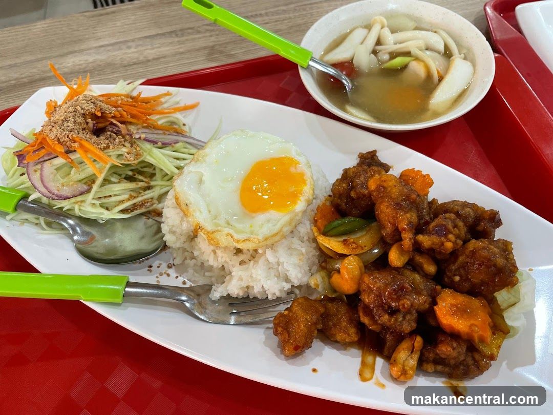 Sweet and Sour Chicken with Rice