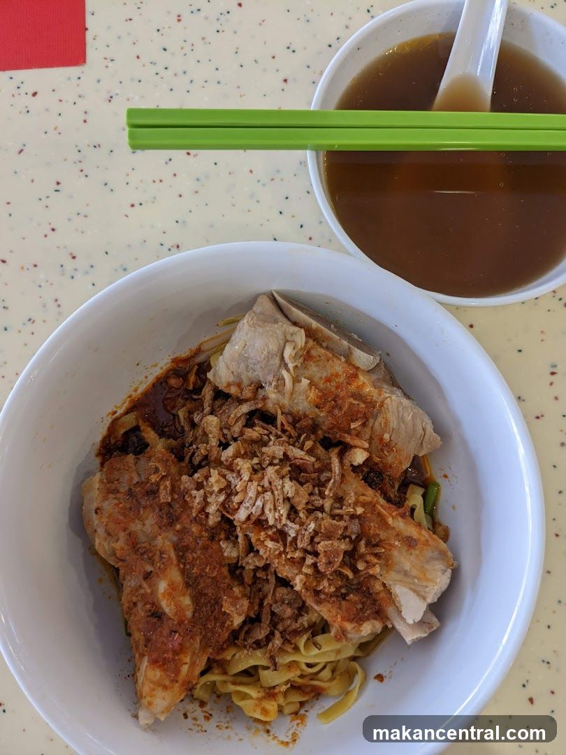 Noodles with Meat and Soup