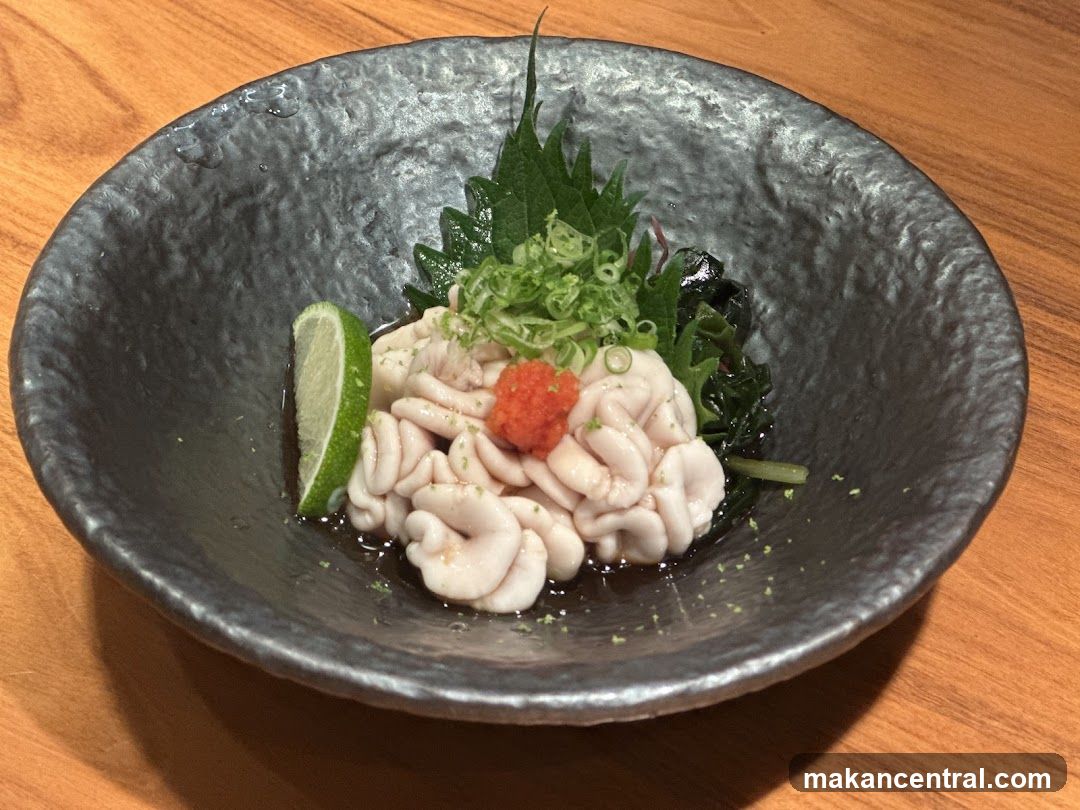 Shirako with Roe and Lime
