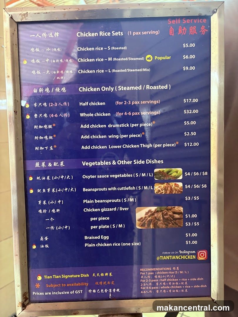 Chicken Rice Sets & Chicken Only