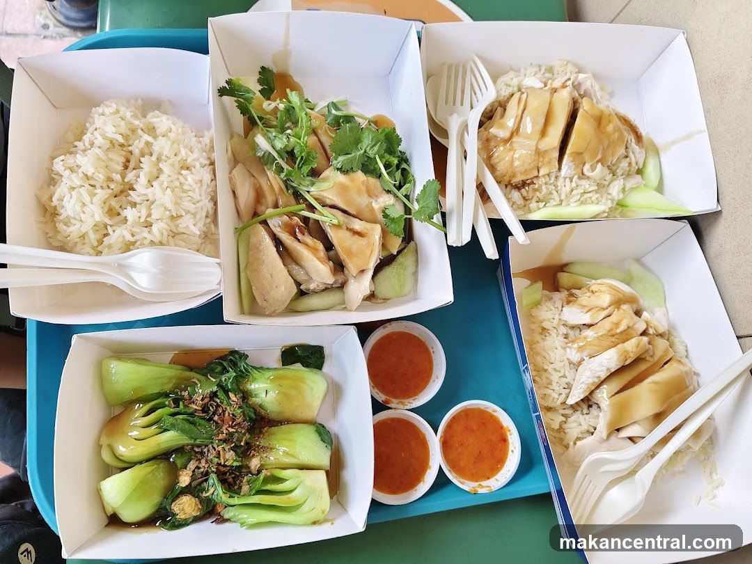 Chicken Rice and Bok Choy