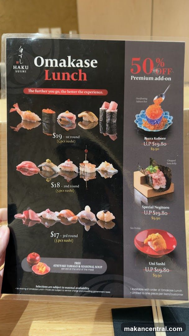Omakase Lunch