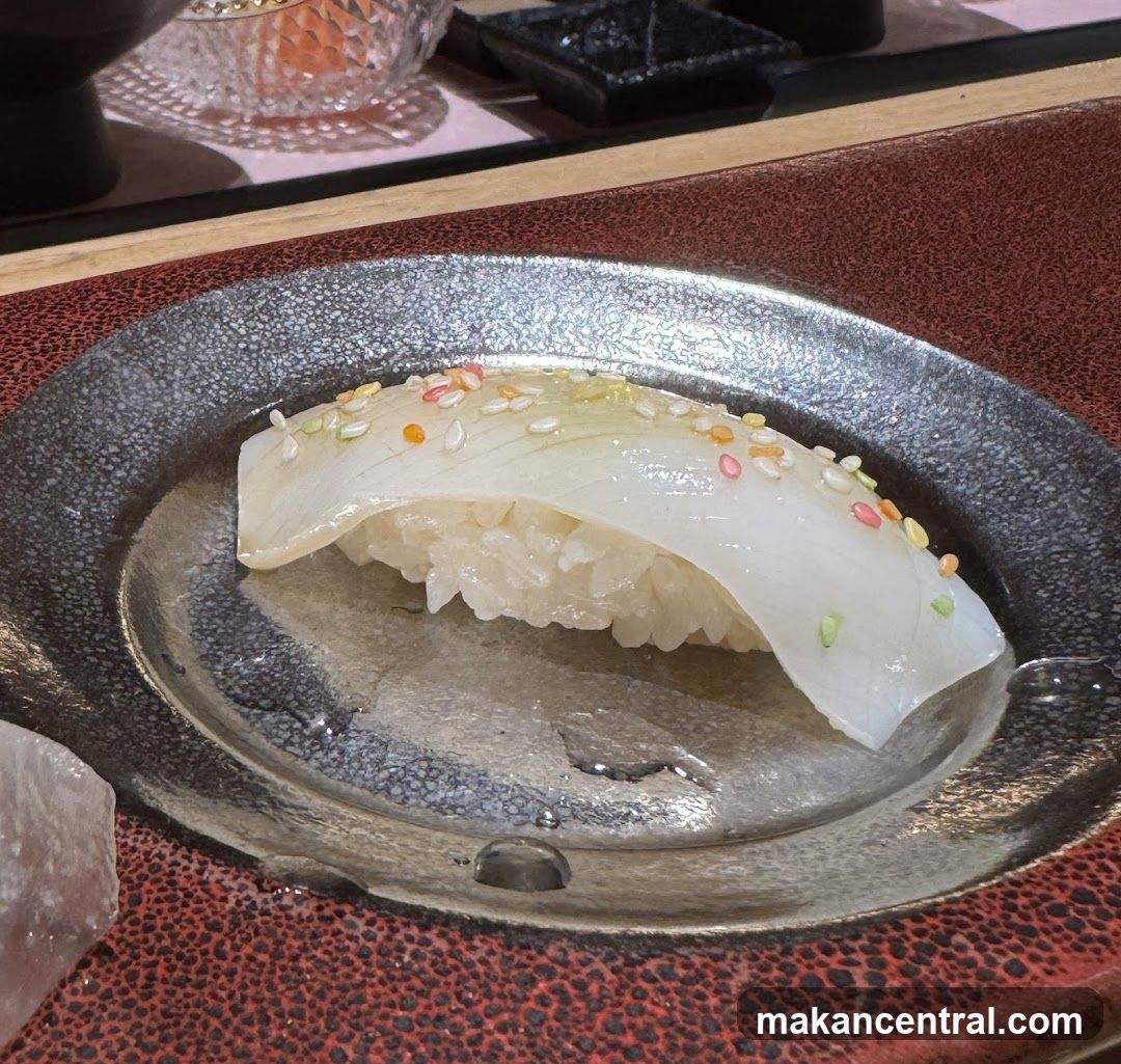 Squid Nigiri Sushi